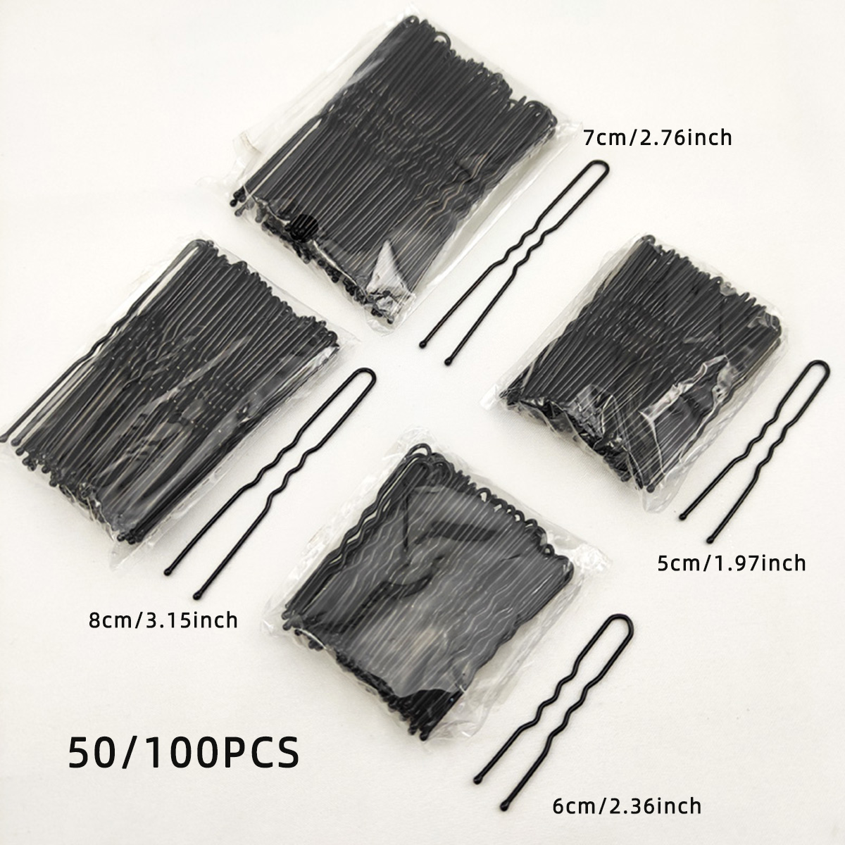 Women'S Accessories H&M - 50/100 PCS Vrouwen 5/6/7/8 cm Haar