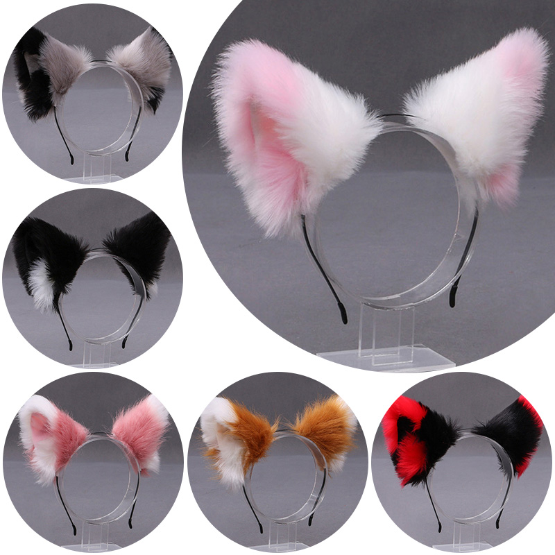 Women'S Accessories H&M - Pluizige Vos Kat Oor Pluche Hoofdband