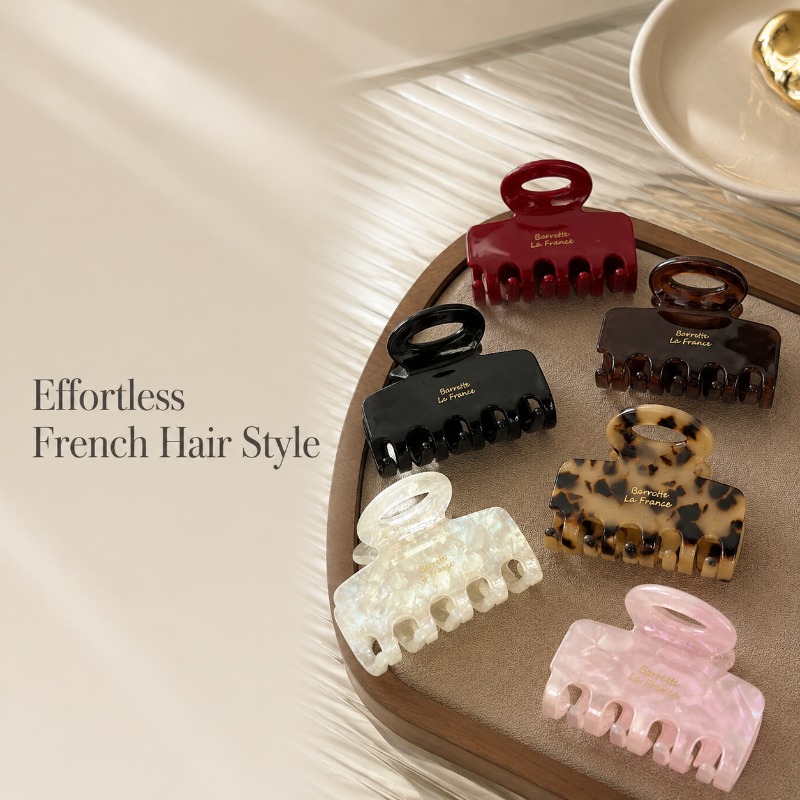 Women'S Work Accessories - Franse medium haar klauwclips sterke grip