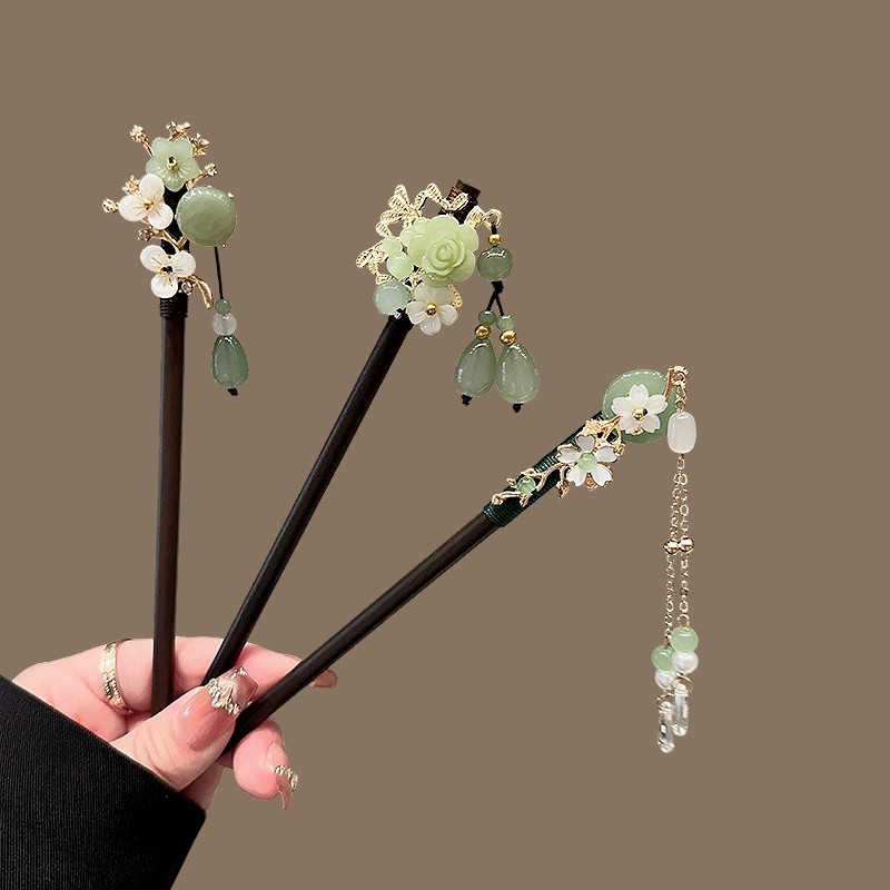 Women'S Accessories H&M - Antieke Houten Haarspeld Dames Elegante Haarstok