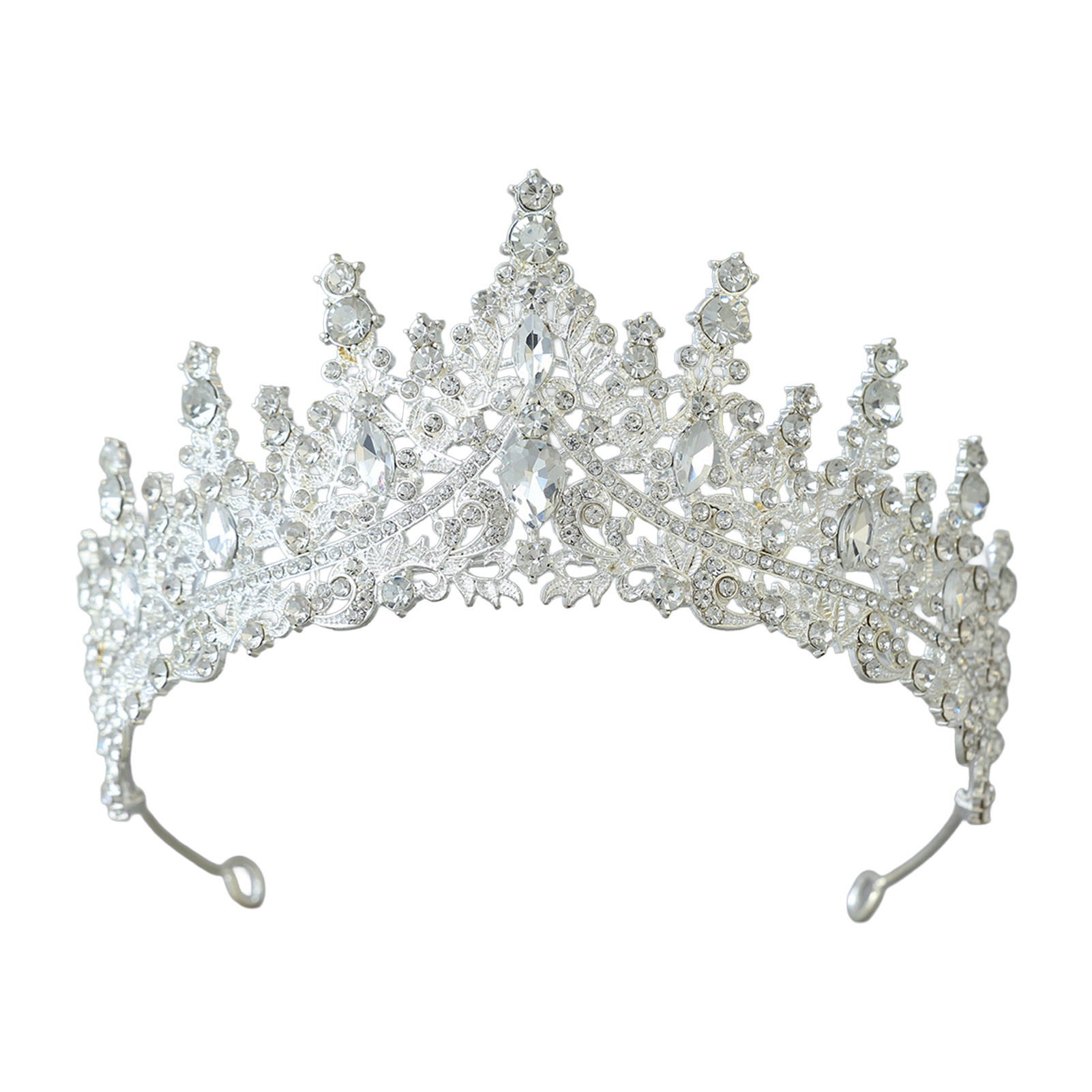 Women'S Accessories Jewelry - Bruidshoofddeksel Sprankelende strass-kroon voor huwelijksceremonie Legering