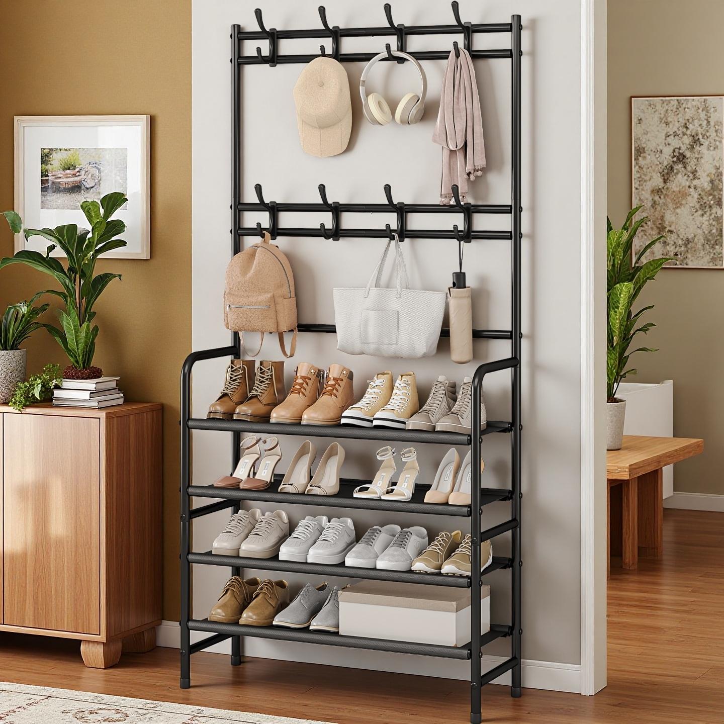 Women'S Accessories Rack Room Shoes - SUOERNUO Metalen 4-Laags Schoenenrek - Robuust