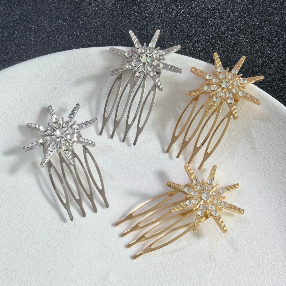 Women'S Accessories H&M - Luxe Starburst Kristallen Haarspelden voor Bruidsbruiloft