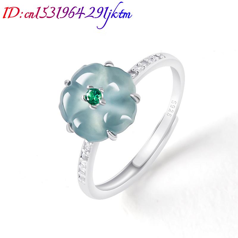 Blauwe Birmese Jadeiet Bloemen - Women'S Accessories recensie en prijs