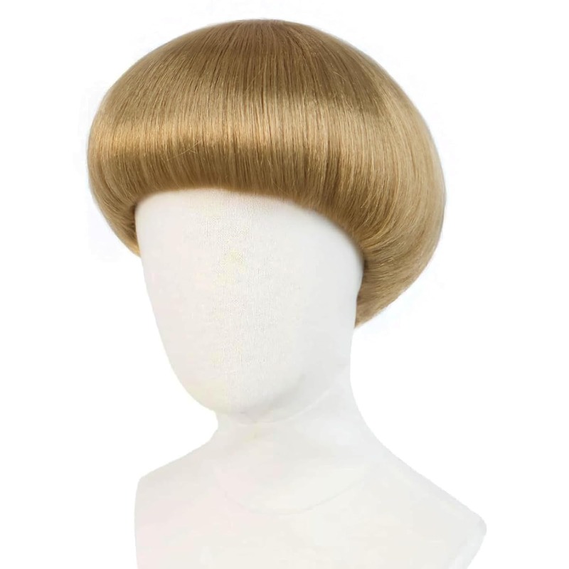 Korte blonde bowl cut pruik, b - Women'S Accessories In The 60S recensie en prijs
