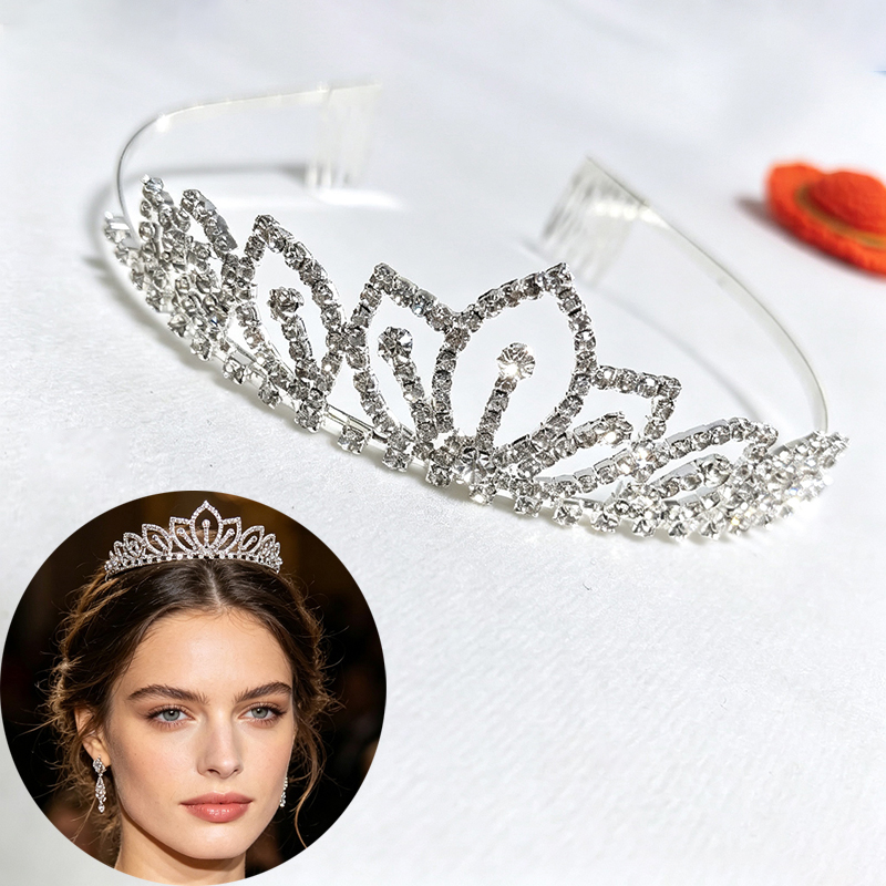 Zilverkleurige sprankelende st - Women'S Hair Accessories Wedding recensie en prijs