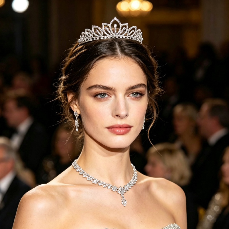 Zilverkleurige sprankelende st - Women'S Hair Accessories Wedding recensie en prijs