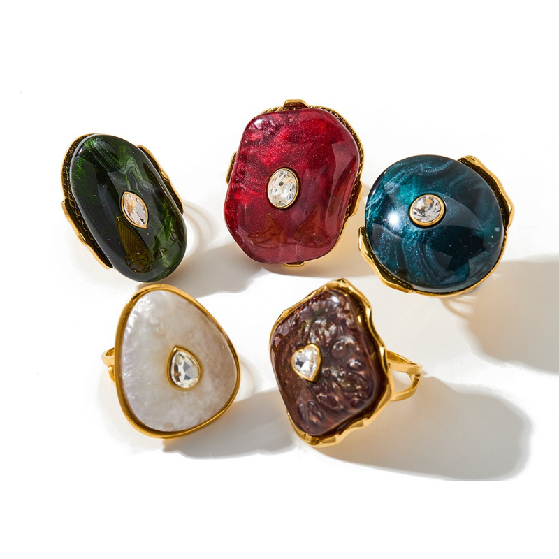 PRISCA |   Gekleurde harsring  - Women Accessories For Hand recensie en prijs