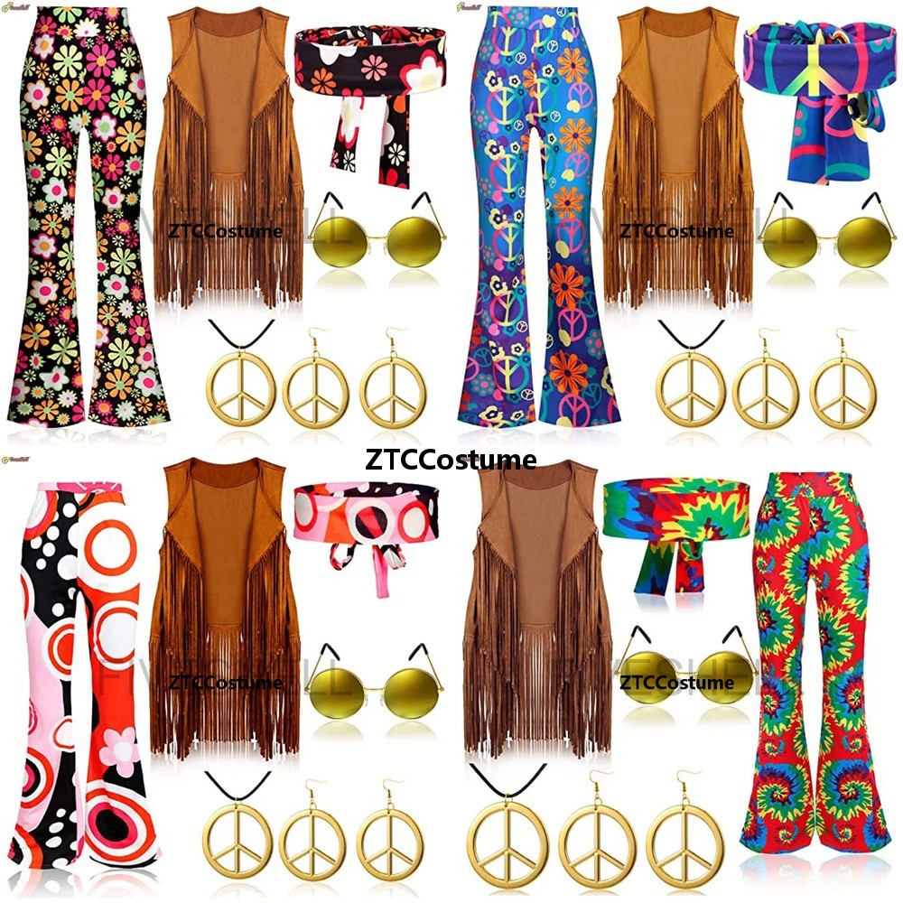 Hippiekostuum Dames jaren 60 j - Women'S Accessories In The 60S recensie en prijs