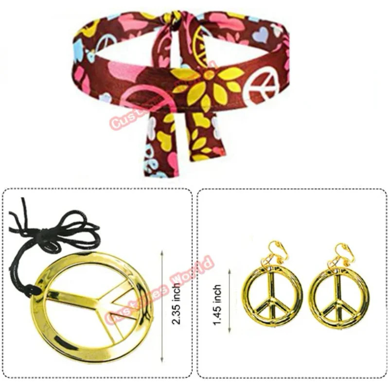 Peace Love Vrouwen Party 60S 7 - Women'S Accessories In The 60S recensie en prijs