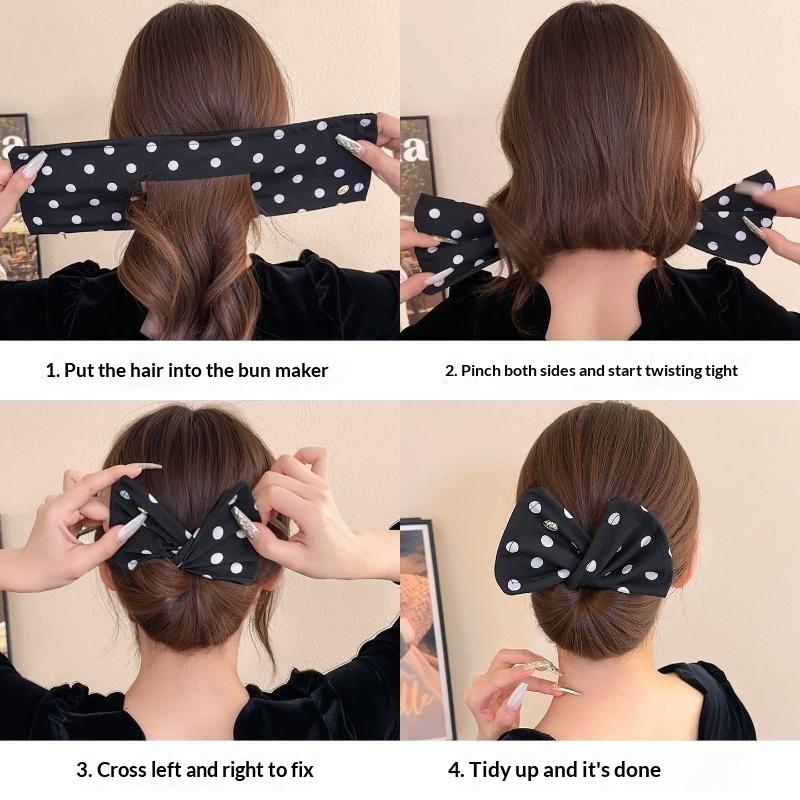 Polka Dot Haarbroodjesmaker Sc - Women'S Work Accessories recensie en prijs