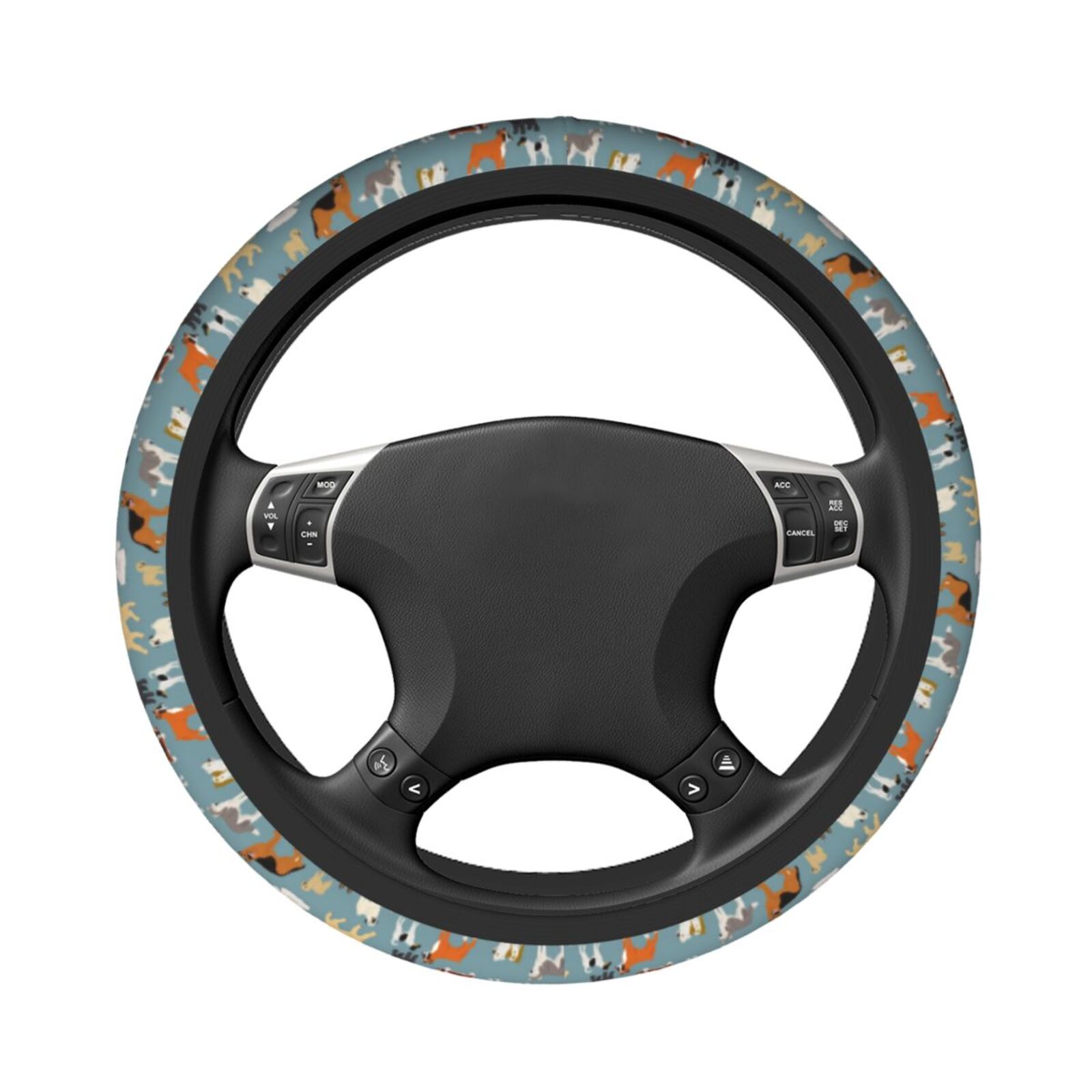 Blauwe schattige honden patroo - Women'S Accessories Vans recensie en prijs