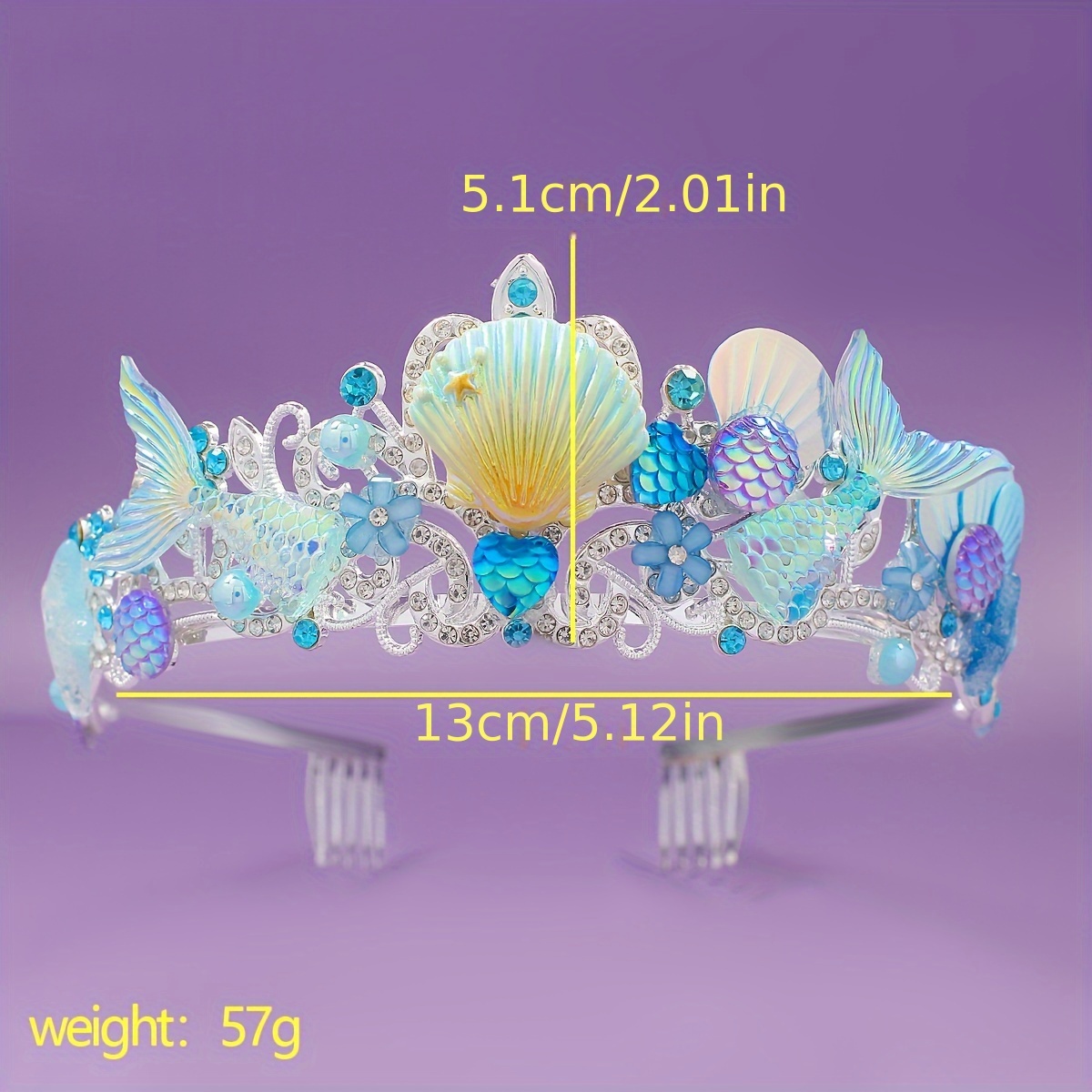 2025, nieuwe zeemeermin haarka - Women'S Accessories Jewelry recensie en prijs